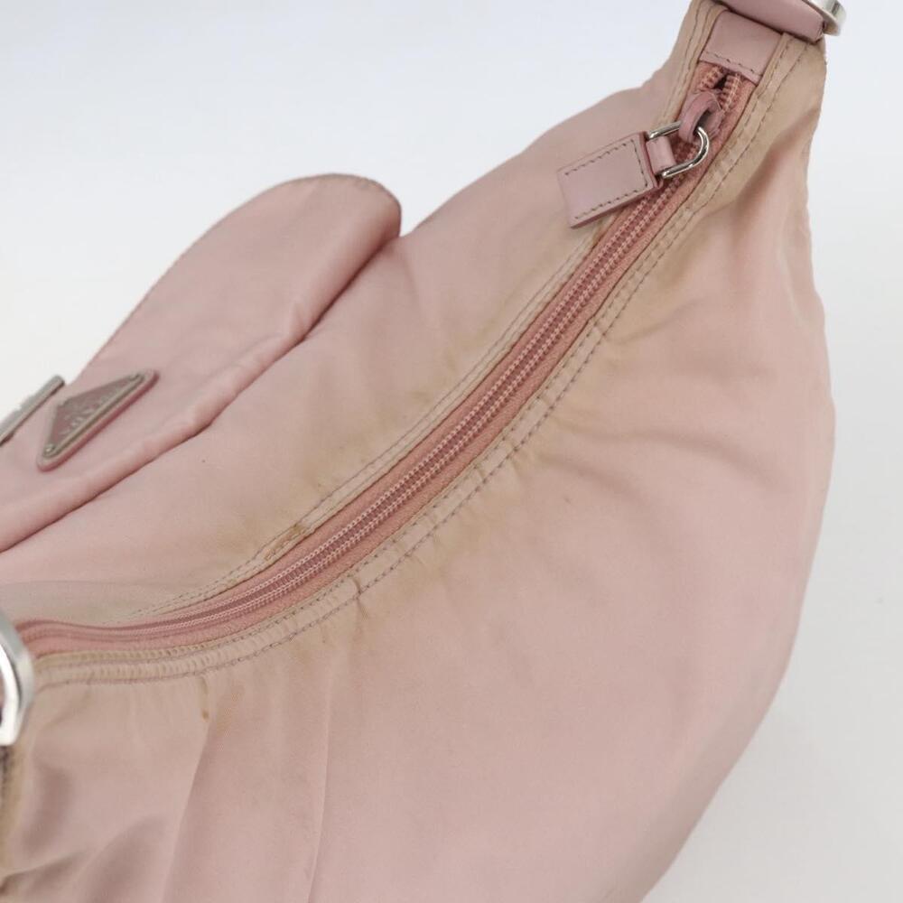 PRADA Shoulder Bag Nylon Pink Silver Auth 157013 - Picture 6 of 16